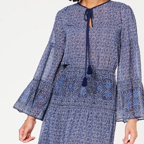 Michael Kors Bell-Sleeve Dress - Picture 6 of 7